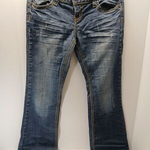 Rue 21 Size 5/6 Regular Bootcut Women's Denim Jeans Mid Rise 32x32